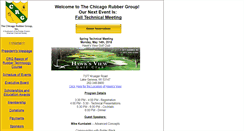 Desktop Screenshot of chicagorubbergroup.org